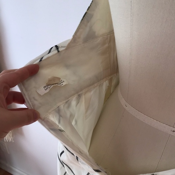 Vintage 1970s Floral Maxi Dress Long Windowpane XS - Picture 9 of 9